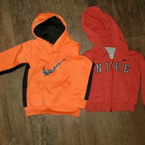 Two nike hoodies 24 months